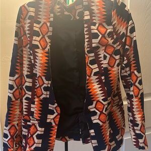 D’IYANU Patterned Blazer